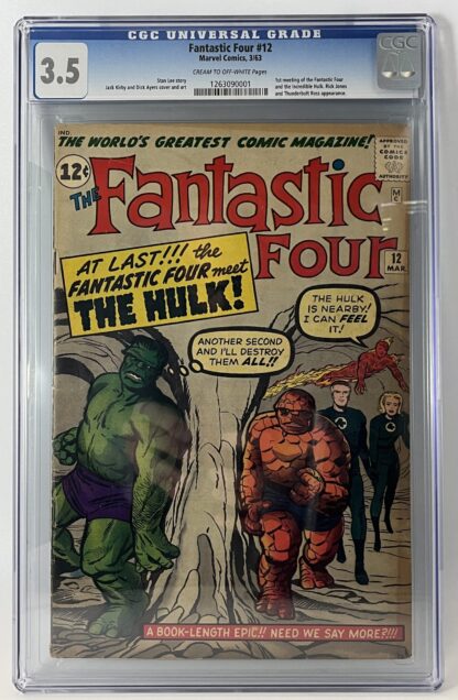 Fantastic Four #12 1st Hulk vs. Thing