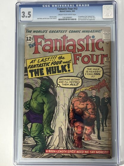 Fantastic Four #12 1st Hulk vs. Thing - Image 5