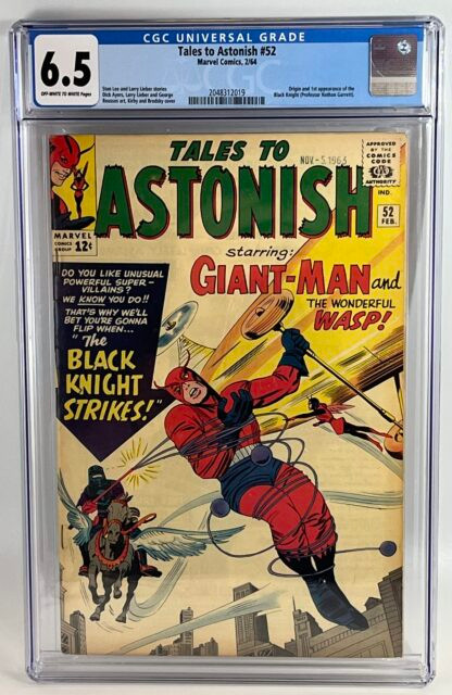 Tales to Astonish #52 (1963) 1st app. Black Night in CGC 6.5 Fine+