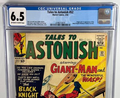 Tales to Astonish #52 (1963) 1st app. Black Night in CGC 6.5 Fine+ - Image 3