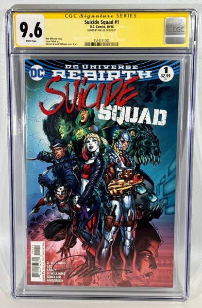 Suicide Squad #1 (2016)  Signed by Jim Lee