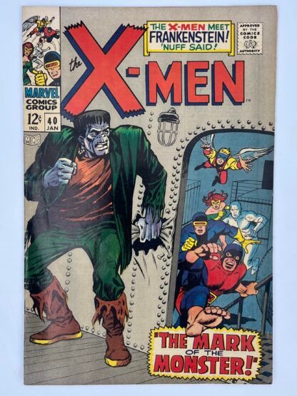 Uncanny X-Men #40 (1968) Frankenstein's monster appearance