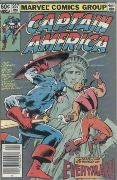 Captain America #267 (1982) 1st app. Every-Man in 9.2 Near Mint-
