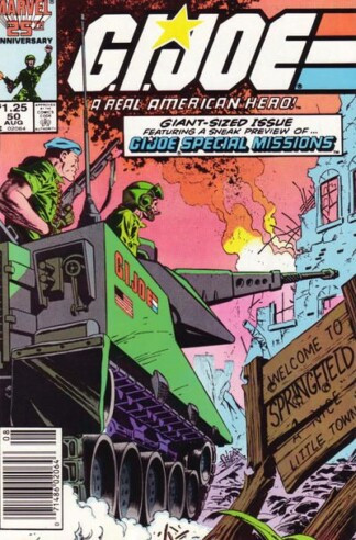 G.I. Joe: A Real American Hero (Marvel) #50 (1986) 1st cameo app. of Zarana