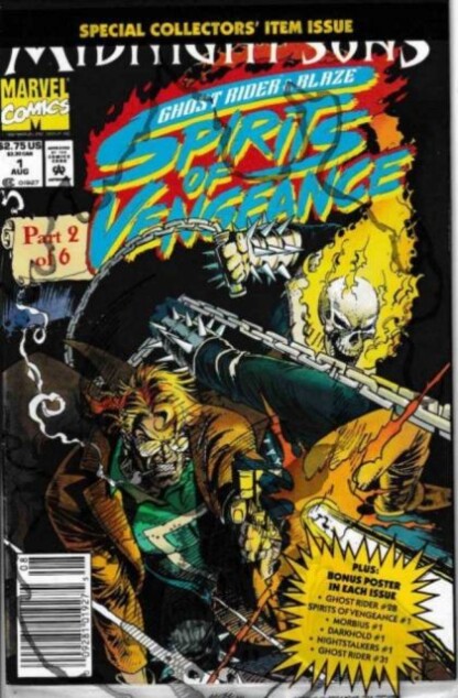 Ghost Rider / Blaze: Spirits of Vengeance #1 (1992) 1st full app. Lilith, 1st full app. Clara Menninger