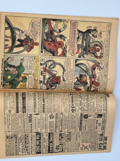 Amazing Spider-Man #3 (1963) Origin & 1st app. Dr. Octopus (Otto Octavius)- coverless, no pinup + 1 panel cutout - Image 2