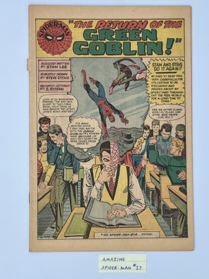 Amazing Spider-Man #17 (1964) 2nd app. Green Goblin (Norman Osborn)