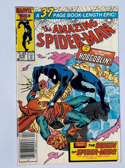 Amazing Spider-Man #275 (1986) Origin of Spider-Man retold