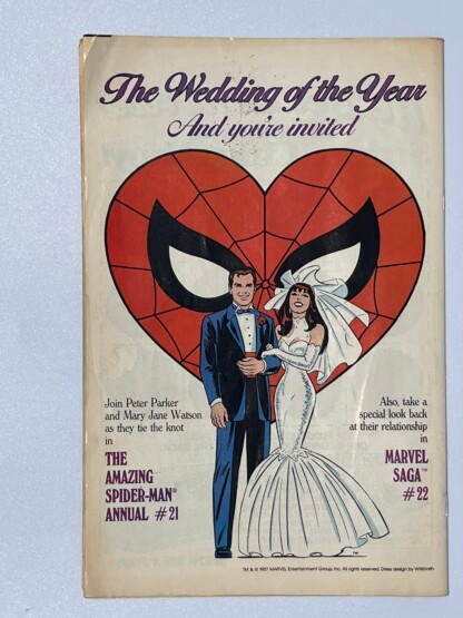 Amazing Spider-Man #292 (1987) Mary Jane Watson accepts Peter's 2nd marriage proposal - Image 2