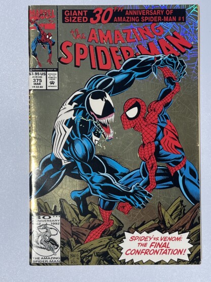 Amazing Spider-Man #375 (1993) 1st app. Ann Weying, 1st app. Carl Brock