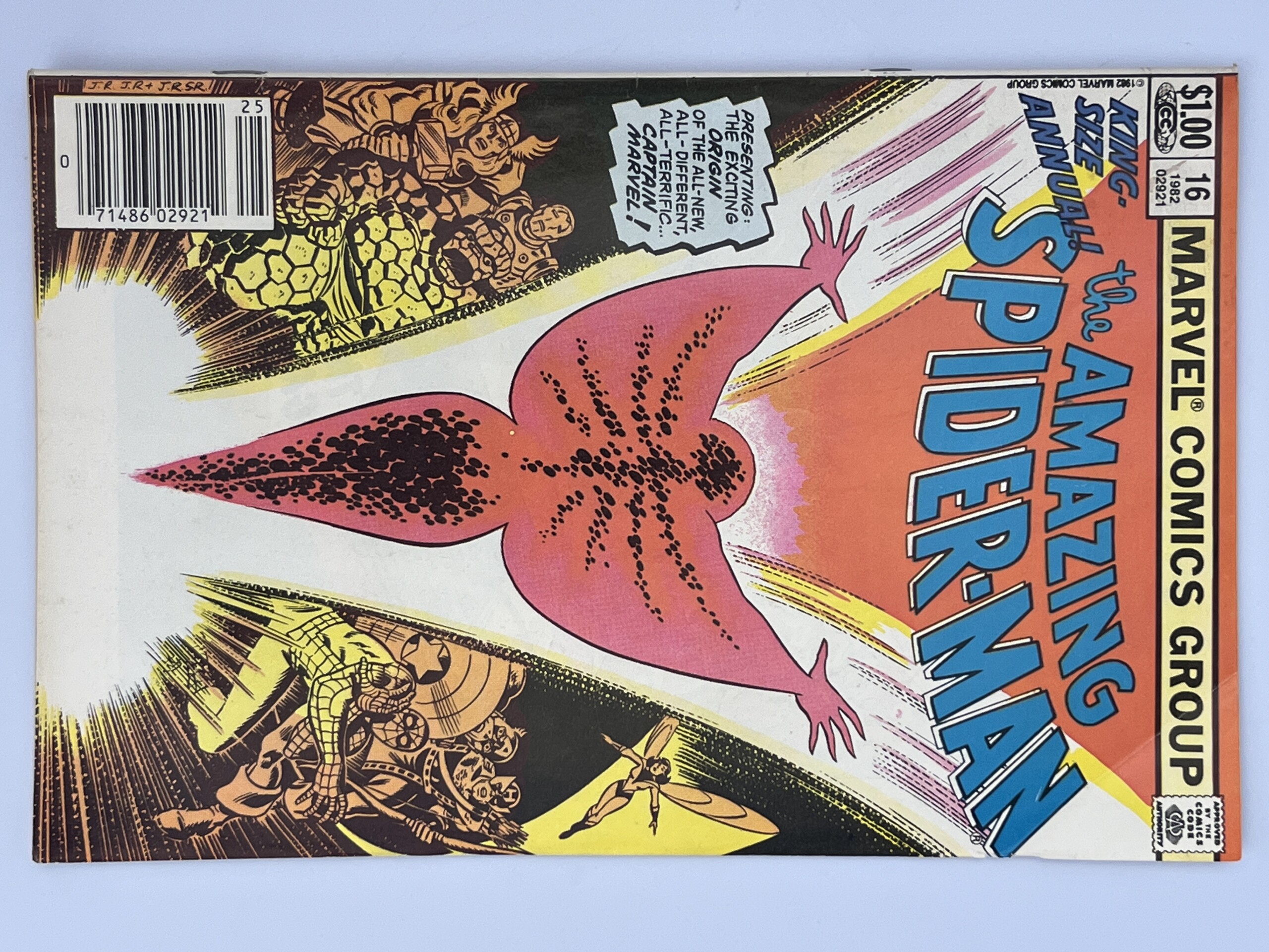 Amazing Spider-Man Annual #16 (1982) 1st app. of Monica Rambeau as Captain Ma...