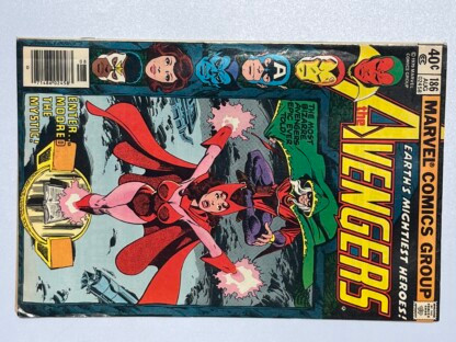 Avengers #186 (1979) 1st app. Chthon, 1st app. Magda, Origin of Scarlet Witch, Origin of Quicksilver