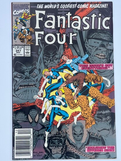 Fantastic Four #347 (1990) 1st team app. The New Fantastic Four