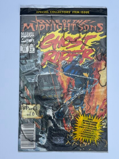Ghost Rider #28 (1992) 1st cameo app. Lilith, 1st cameo team app. The Midnight Sons
