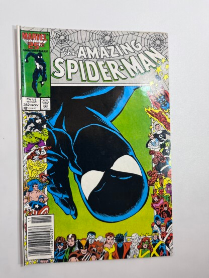 Amazing Spider-Man #282 (1986) 25th Anniversary Frame cover