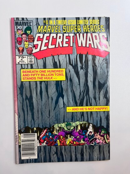 Marvel Super Heroes Secret Wars #4 (1984) 1st app. Zsaji