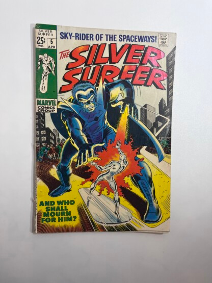 Silver Surfer #5 (1969) 1st app. Al B. Harper