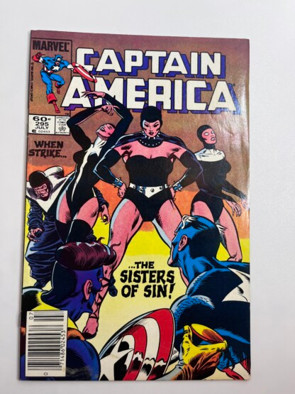 Captain America #295 (1984) 1st cover app. The Sisters of Sin