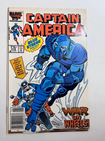 Captain America #318 (1986) Death of Death Adder, Death of Blue Streak, Debut of the Bar with No Name