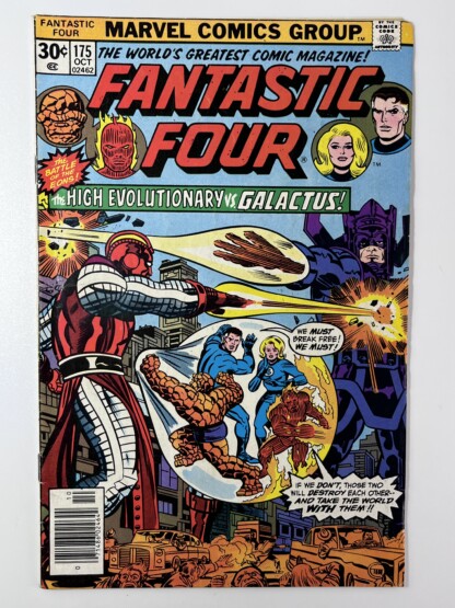 Fantastic Four #175 (1976) Battle of Galactus vs the High Evolutionary