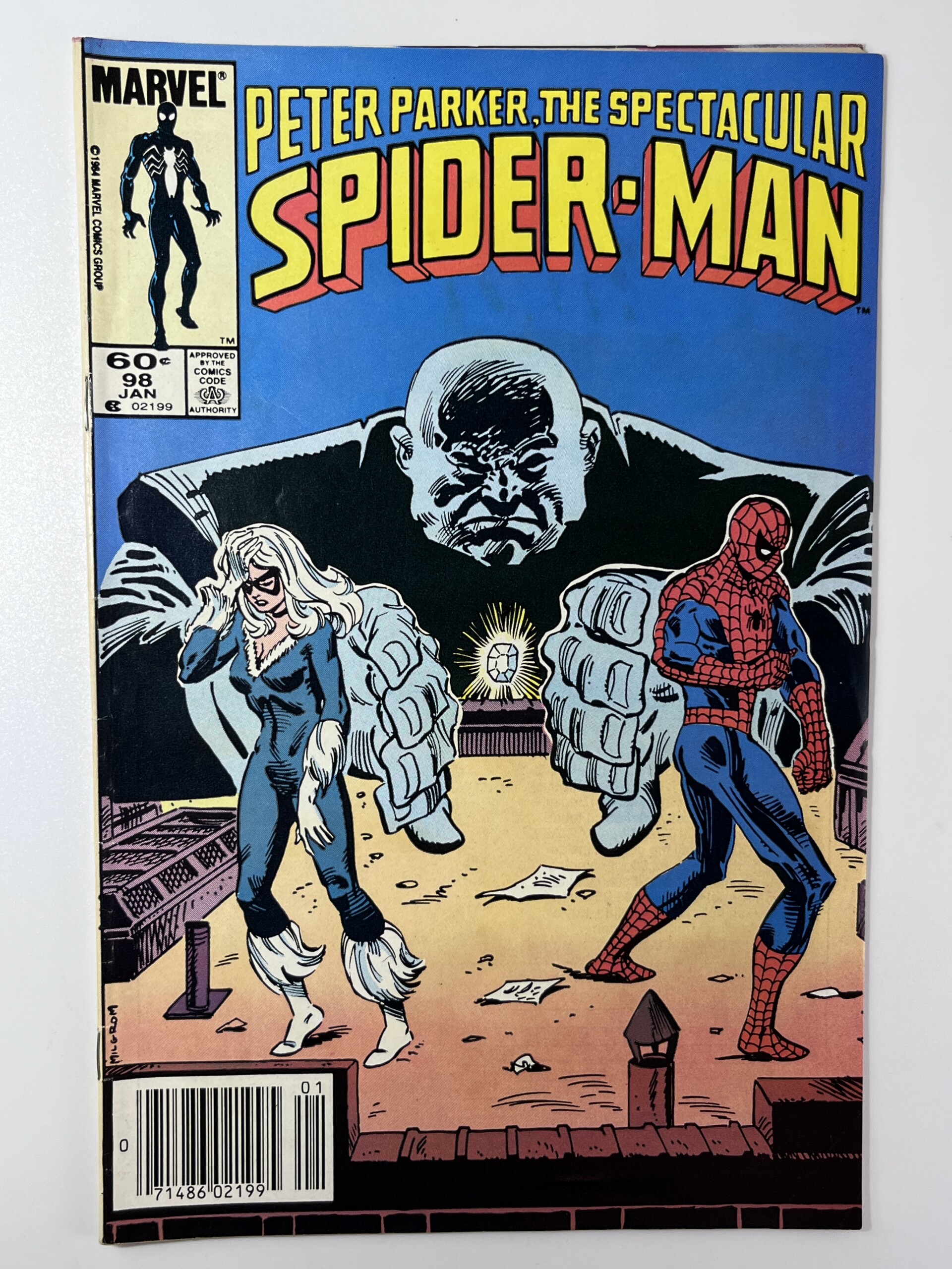 Spectacular Spider-Man #98 (1984) 1st app. The Spot (Jonathan Ohnn) in 9.0 Ve...
