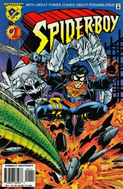 Spider-Boy #1 (1996) 1st app. of Spider-boy, Bizarnage, King Lizard