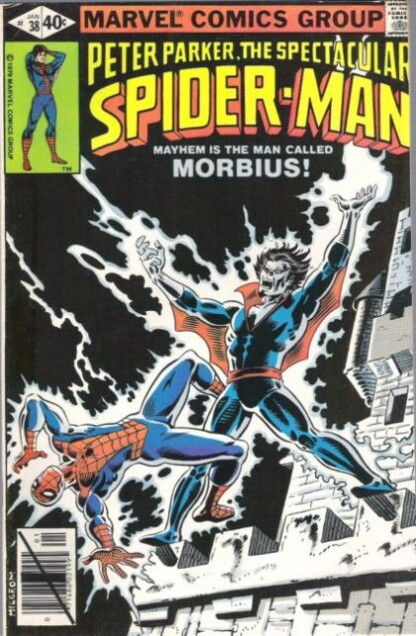 Spectacular Spider-Man #38 (1979) Morbius is cured of vampirism