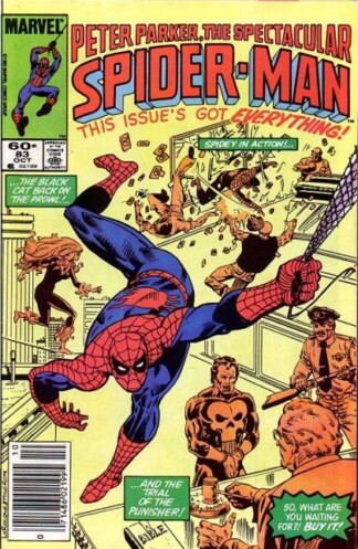 Spectacular Spider-Man #83 (1983) Origin of Punisher retold