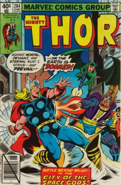 Thor #284 (1979) 1st app. Ereshkigal as a Deviant