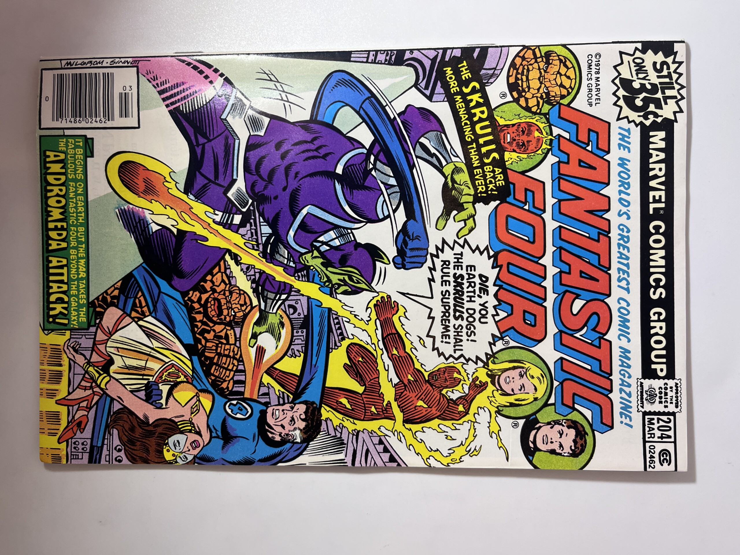 Fantastic Four #204 (1978) 1st app. Queen Adora, 1st app. Tanak Valt ...