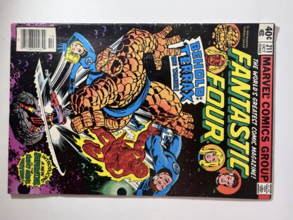 Fantastic Four #211 (1979) 1st app. Terrax the Tamer