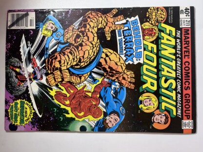 Fantastic Four #211 (1979) 1st app. Terrax the Tamer