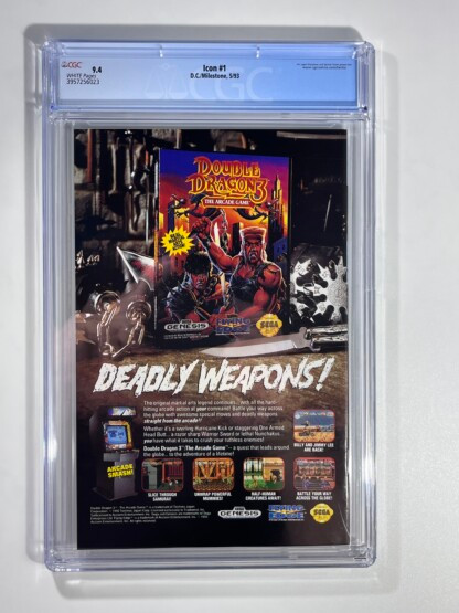 Icon #1 CGC 9.4 (1993) 1st app. Icon (Augustus Freeman), 1st app. Rocket (Raquel Ervin) - Image 2