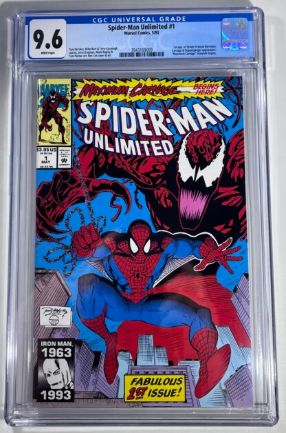 Spider-Man Unlimited #1 CGC 9.6 (1993) 1st app. Shriek