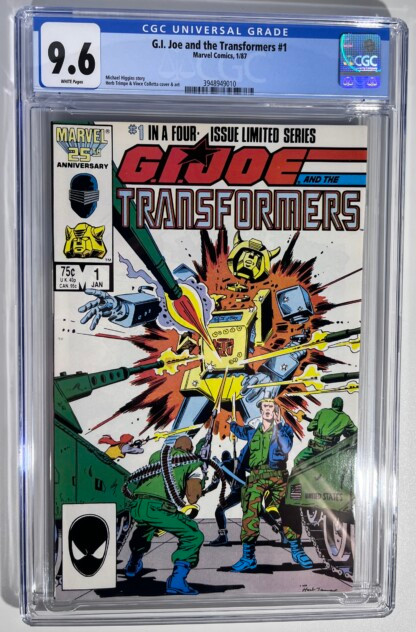 G.I. Joe and the Transformers #1 CGC 9.6 (1986)