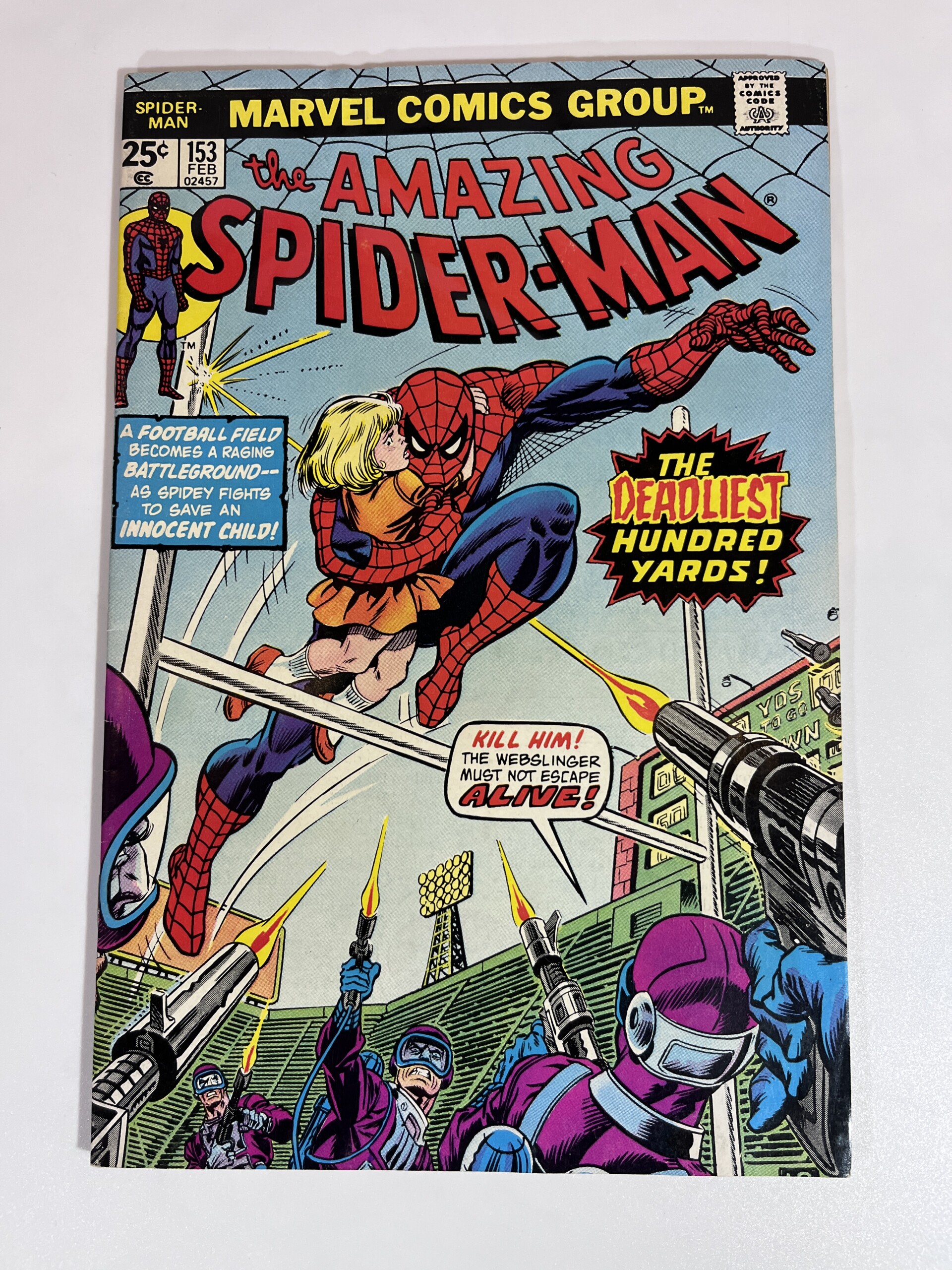 Amazing Spider-Man #153 (1975) in 5.0 Very Good/Fine