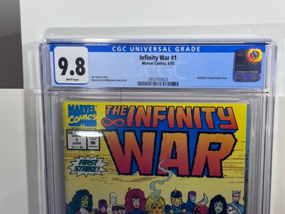 The Infinity War #1 CGC 9.8 (1992) 1st app. of many Marvel doppelgangers - Image 3