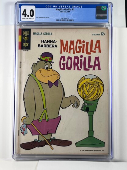 Magilla Gorilla #1 CGC 4.0 (1964) 1st app. of Magilla Gorilla