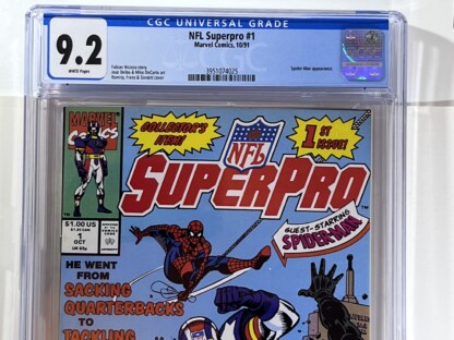 NFL SuperPro #1 CGC 9.2 (1991) - Image 3