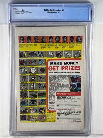 Battlestar Galactica (Marvel) #1 CGC 6.0 (1979) 1st Issue - Image 2