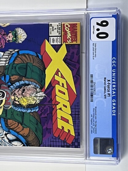 X-Force #1 CGC 9.0 (1991) 3rd app. of Warpath - Image 3