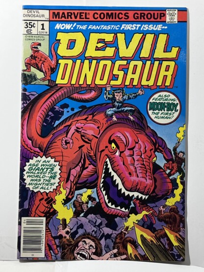 Devil Dinosaur #1 (1978) 1st app. Devil Dinosaur, 1st app. Moon Boy