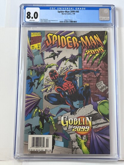 Spider-Man 2099 #40 CGC 8.0 (1995) 1st cover appearance of Goblin 2099