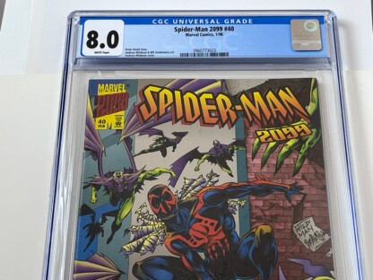 Spider-Man 2099 #40 CGC 8.0 (1995) 1st cover appearance of Goblin 2099 - Image 3