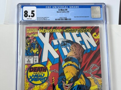 X-Men #9 CGC 8.5 (1992) Ghost Rider & the Brood appearance - Image 3