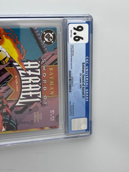 Batman: Sword of Azrael #1 CGC 9.6 (1992) 1st app. Azrael (Jean-Paul Valley) - Image 3