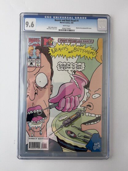 Beavis & Butt-Head #1 CGC 9.6 (1994) 1st app. of Beavis and Butthead - Image 2