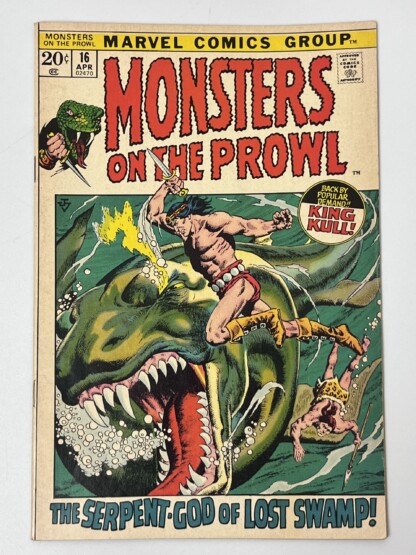 Monsters on the Prowl #16 (1972) 1st app. of Thulsa Doom