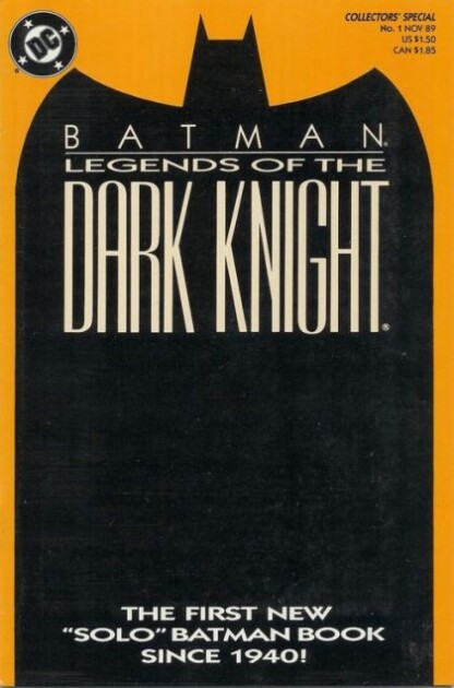 Batman: Legends of the Dark Knight #1 (1989) Premiere Issue