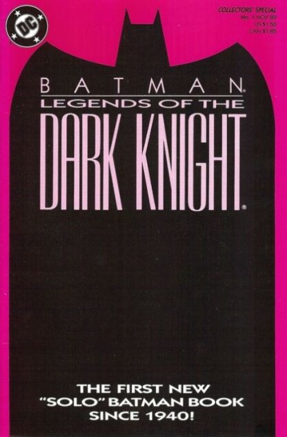 Batman: Legends of the Dark Knight #1 (1989) Premiere Issue